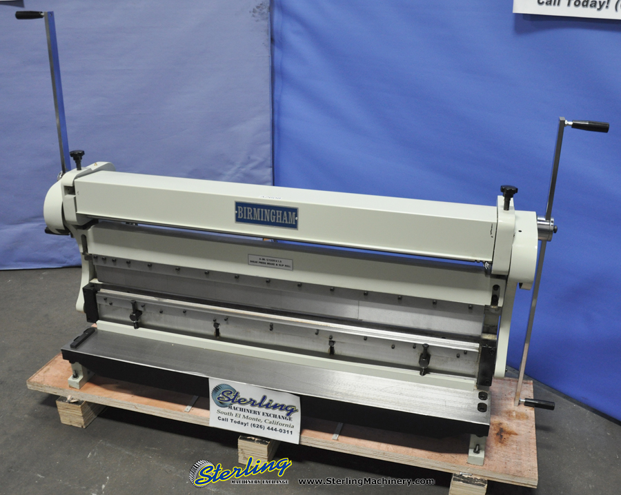 Brand New Birmingham 3 in 1 Machine Shear, Press Brake, Box and Pan