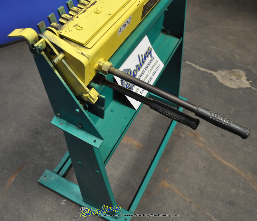 For Sale 20 Ga. x 30" Lockformer Hand Cleat Bender, Mdl. 3020, Stand