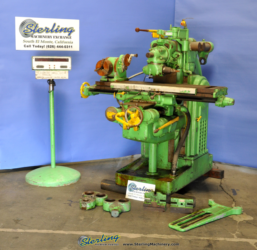 For Sale 12" x 50" Used Kearney & Trecker Horizontal Mill With