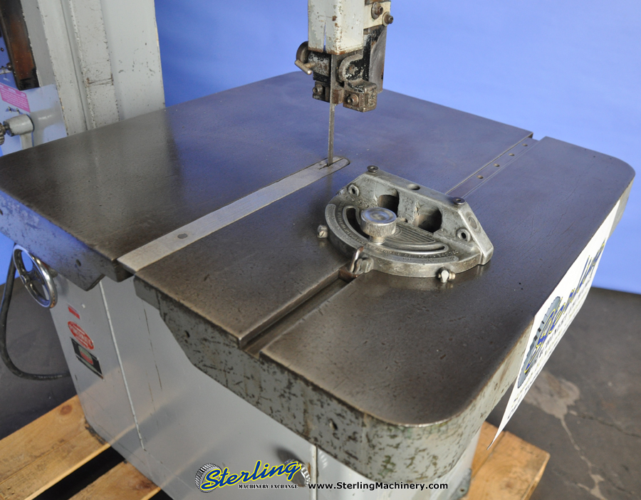 For Sale: 20'' Used Powermatic Vertical Bandsaw, Mdl. 87, Blade Welder