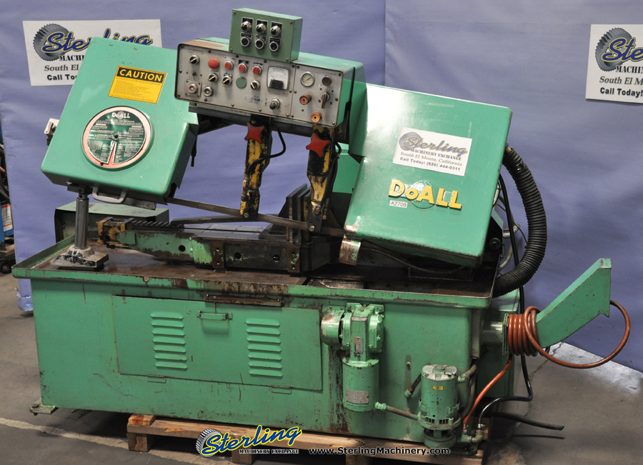 For Sale 12" x 16" Used DoAll SemiAutomatic Horizontal Bandsaw, Mdl