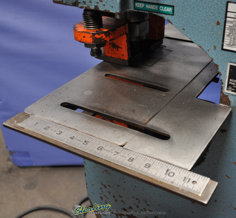 For Sale 100 Ton Used Scotchman Dual Operation Ironworker , Mdl. DO