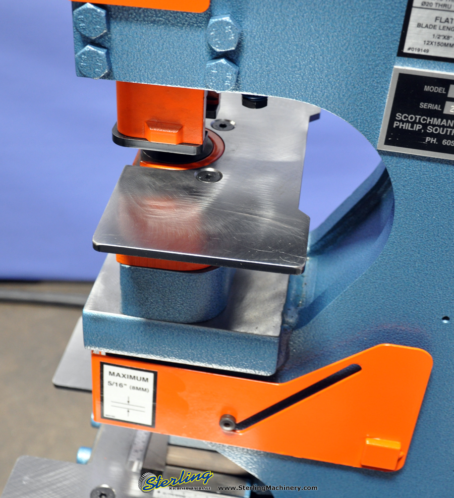 Brand New Scotchman Ironworker With Built In Notcher Ironworkers