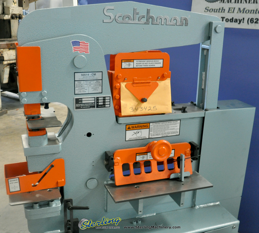 Brand New Scotchman Ironworker With Built In Notcher Ironworkers
