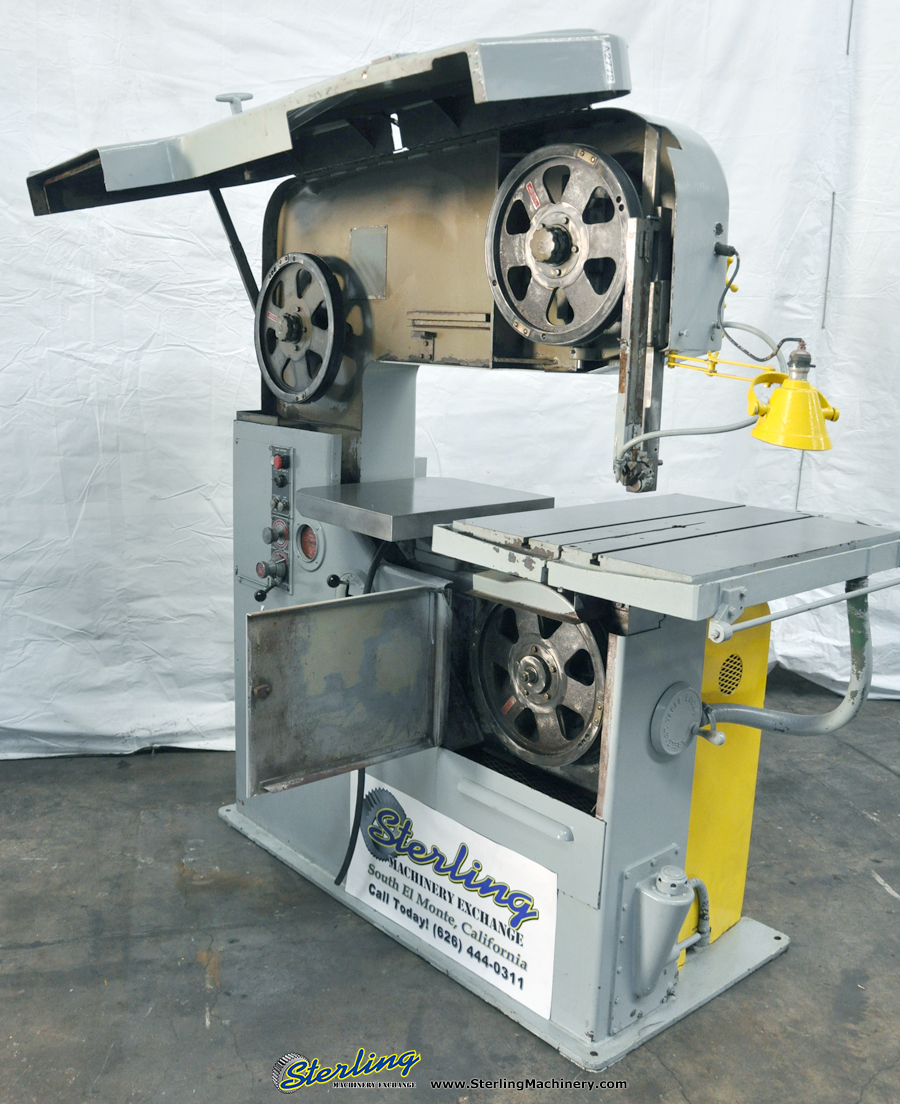 Used DoALL Vertical Deep Throat Bandsaw Vertical Bandsaw Saws