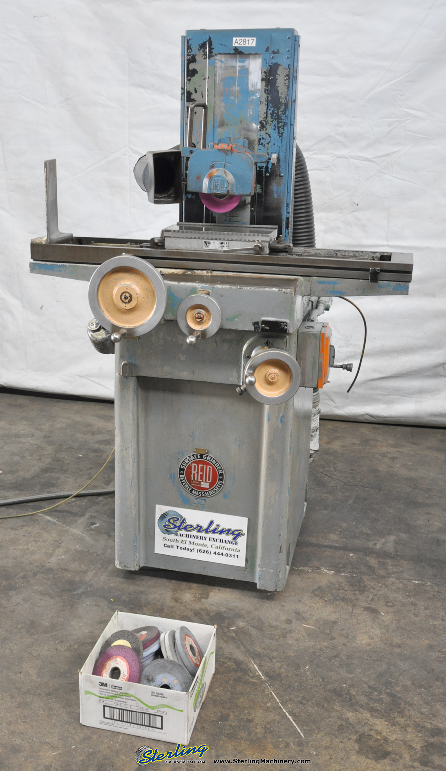 For Sale 6" x 12" Used Reid Manual Surface Grinder, Mdl. 612H, 6" x 12