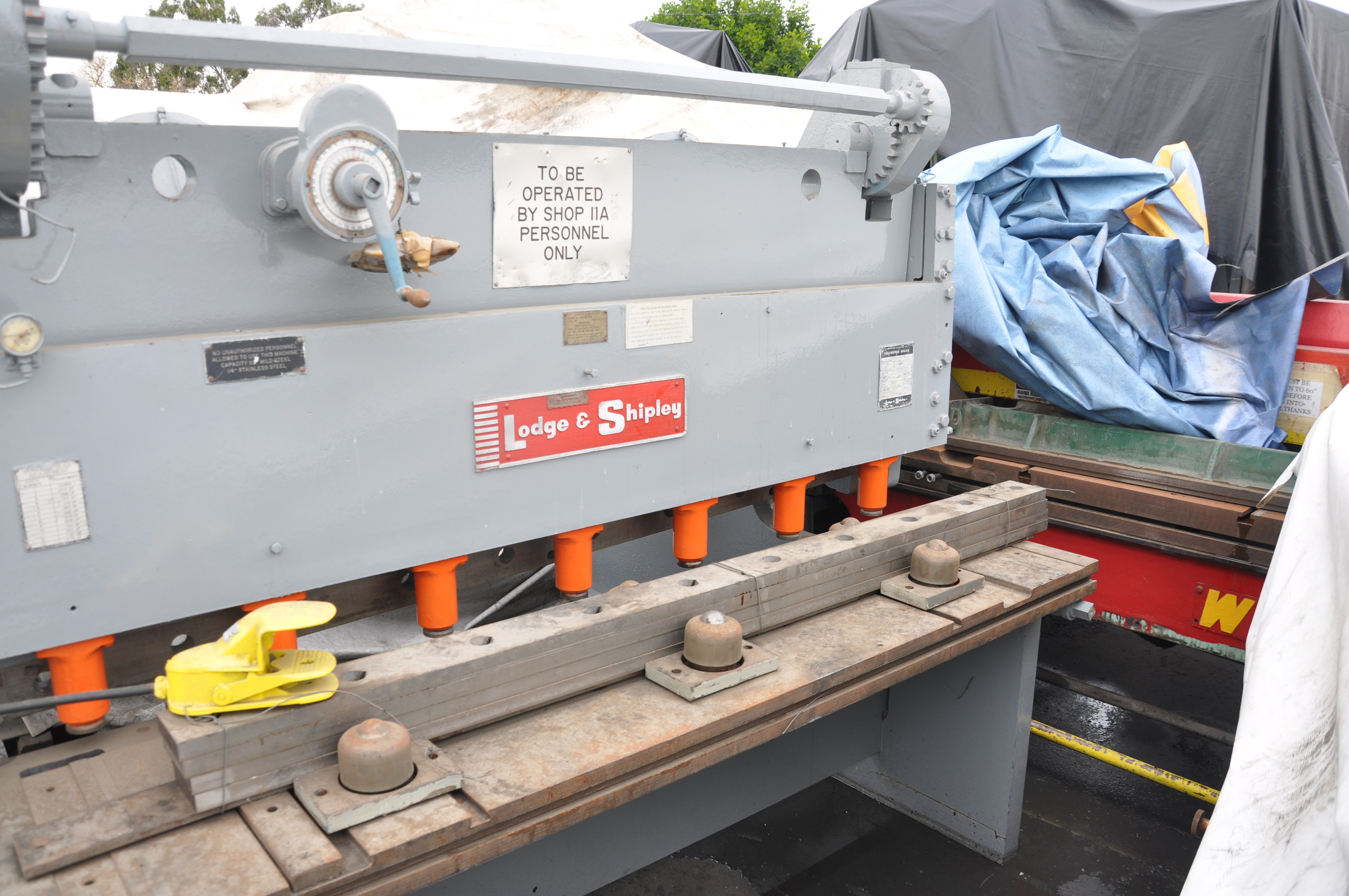 Used-Lodge & Shipley-Used Lodge & Shipley Power Squaring Shear-0806-A2834-02