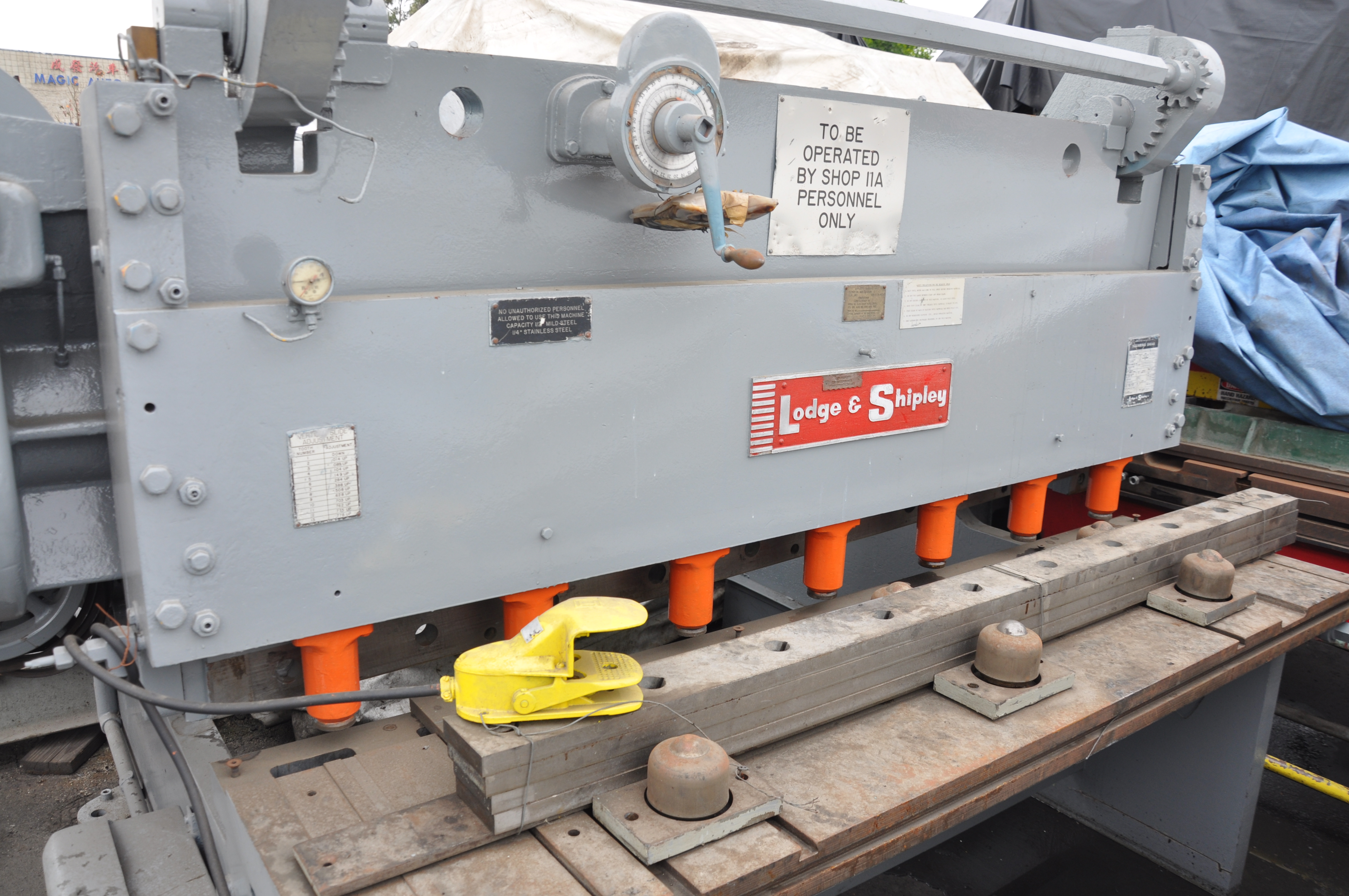 Used-Lodge & Shipley-Used Lodge & Shipley Power Squaring Shear-0806-A2834-018