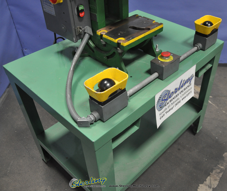 For Sale 5 Ton Used Benchmaster Air Clutch Punch Press, Mdl. 1151