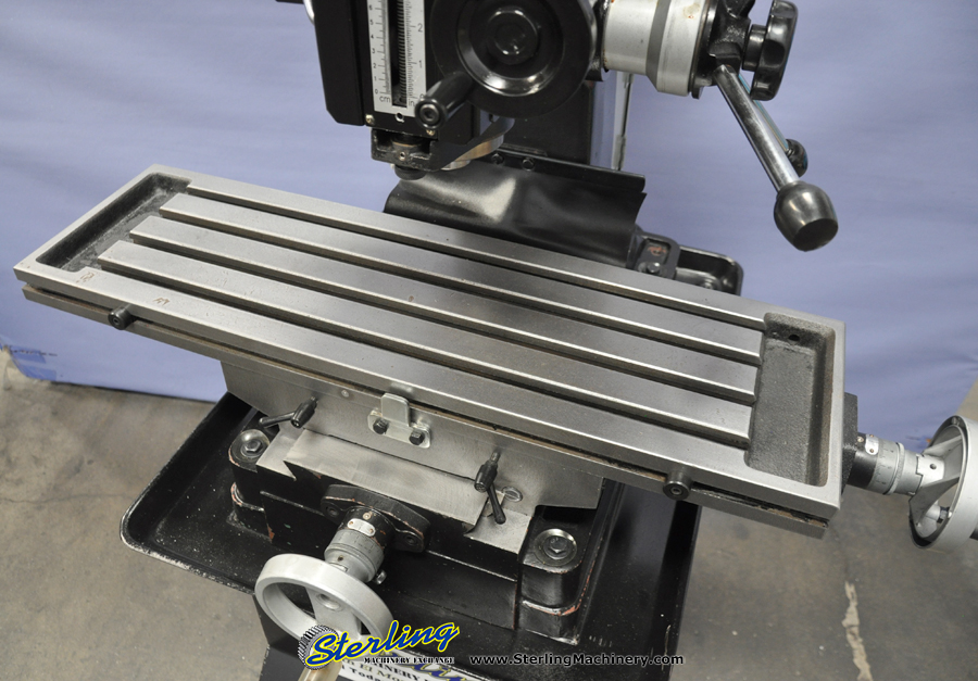 For Sale 9" x 32" Used Dayton Milling/Drill Machine, Mdl. 2AC40, Work Light, Stand, Single