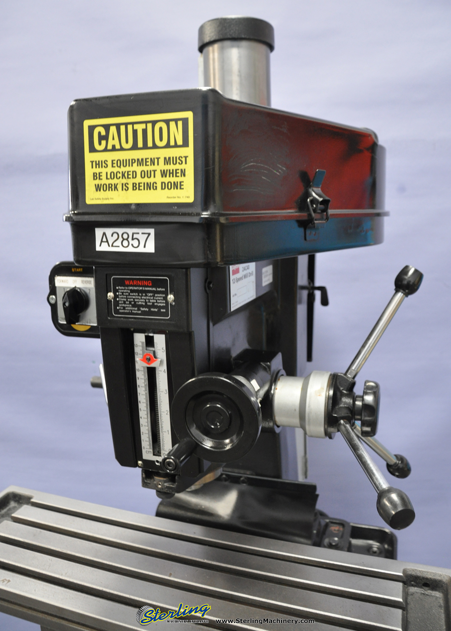 For Sale 9" x 32" Used Dayton Milling/Drill Machine, Mdl. 2AC40, Work