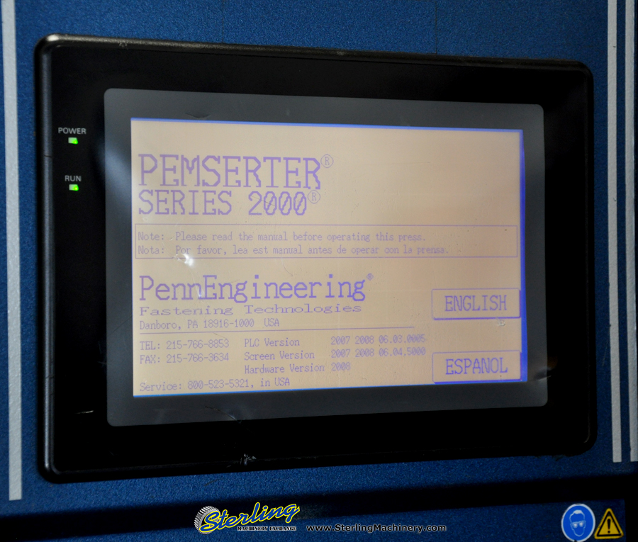 Used-Peddinghaus-Used Pemserter Automatic Insertion Press With Touch Screen Control-2000-A2875-011
