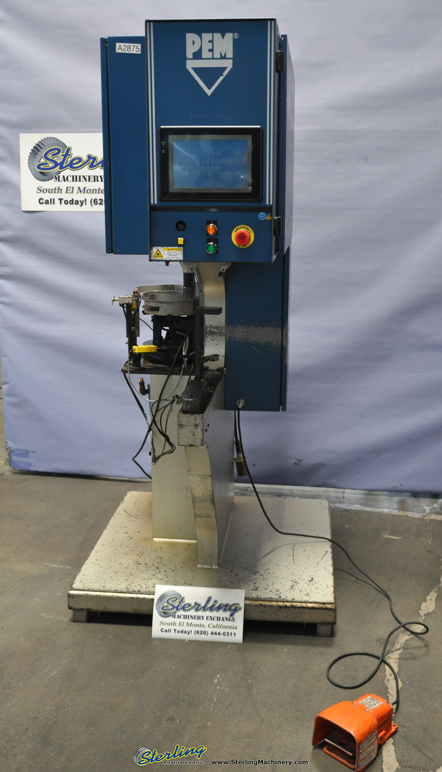 Used-Peddinghaus-Used Pemserter Automatic Insertion Press With Touch Screen Control-2000-A2875-01
