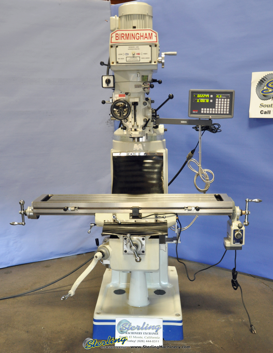 Brand New Birmingham (VARIABLE SPEED) Vertical Milling Machine WITH