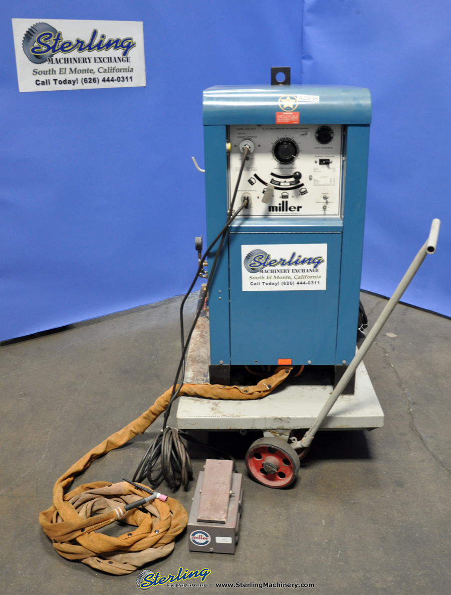 Used Miller Constant Current AC/DC Gas Tungsten Arc Welding Machine