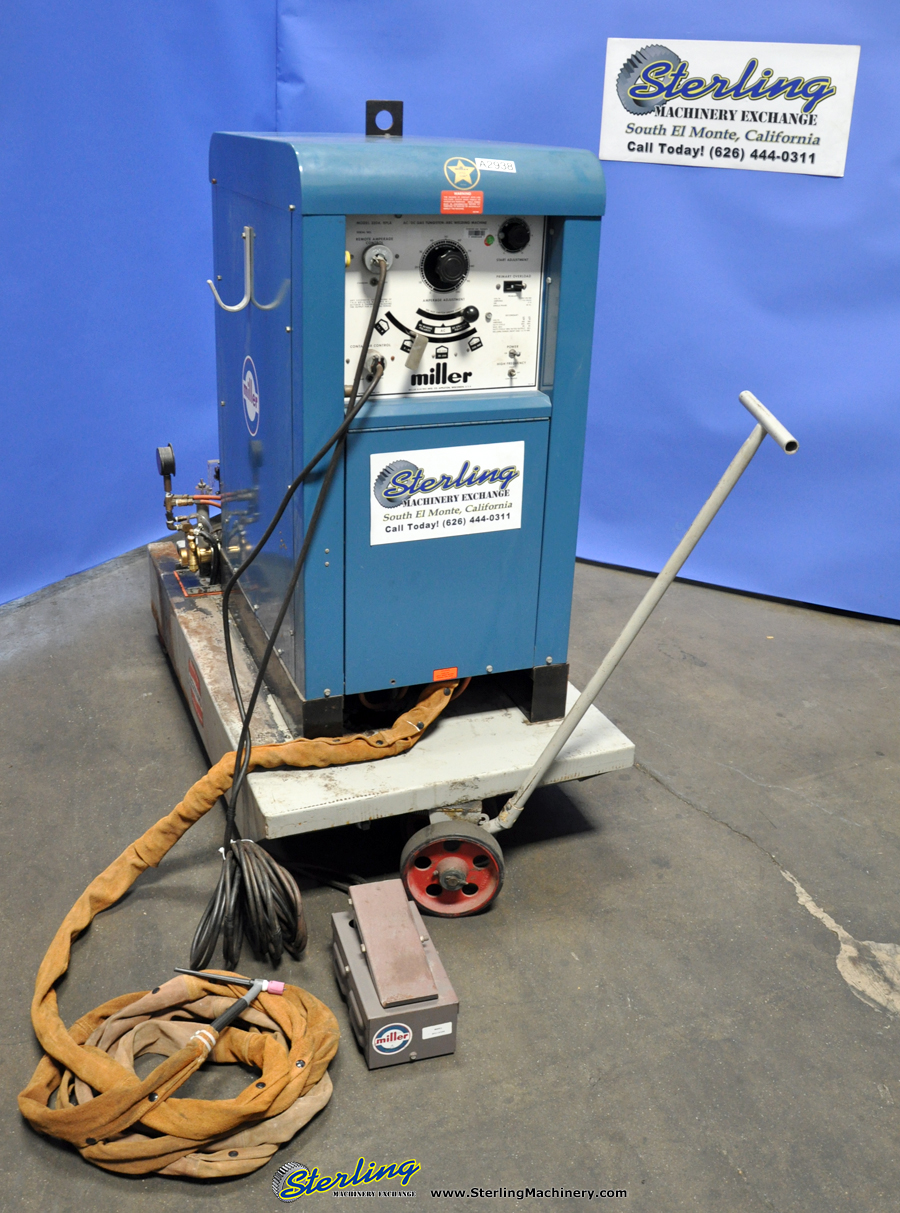 Used-MILLER-Used Miller Constant Current AC/DC Gas Tungsten Arc Welding Machine-330 A/BP-A2938-01