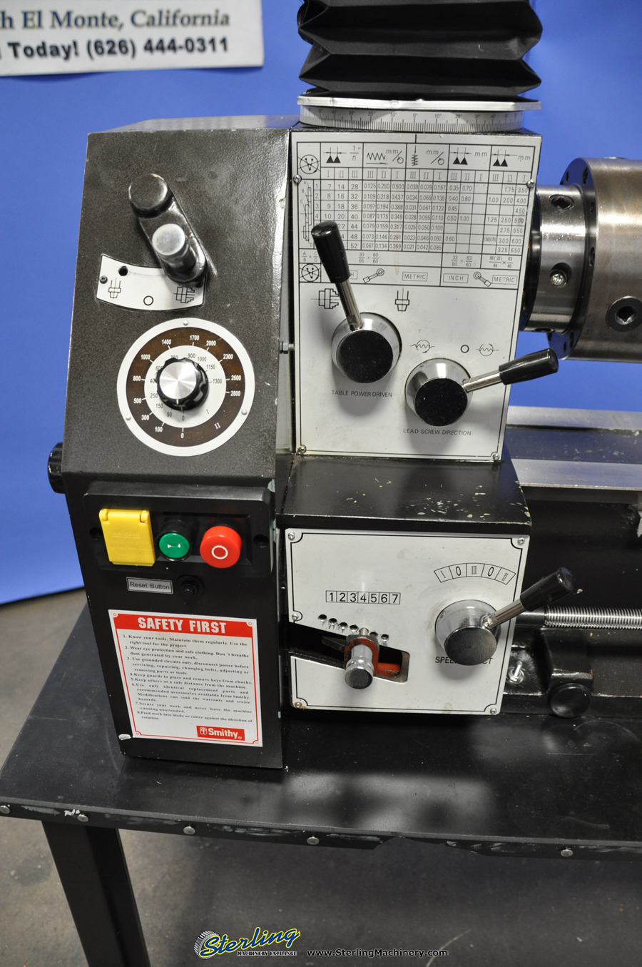 For Sale 13" x 24" Used Smithy Granite MAX Combo Lathe & Mill & Drill