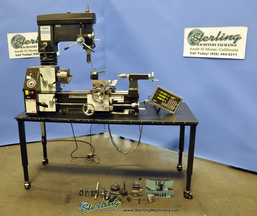 For Sale 13" x 24" Used Smithy Granite MAX Combo Lathe & Mill & Drill