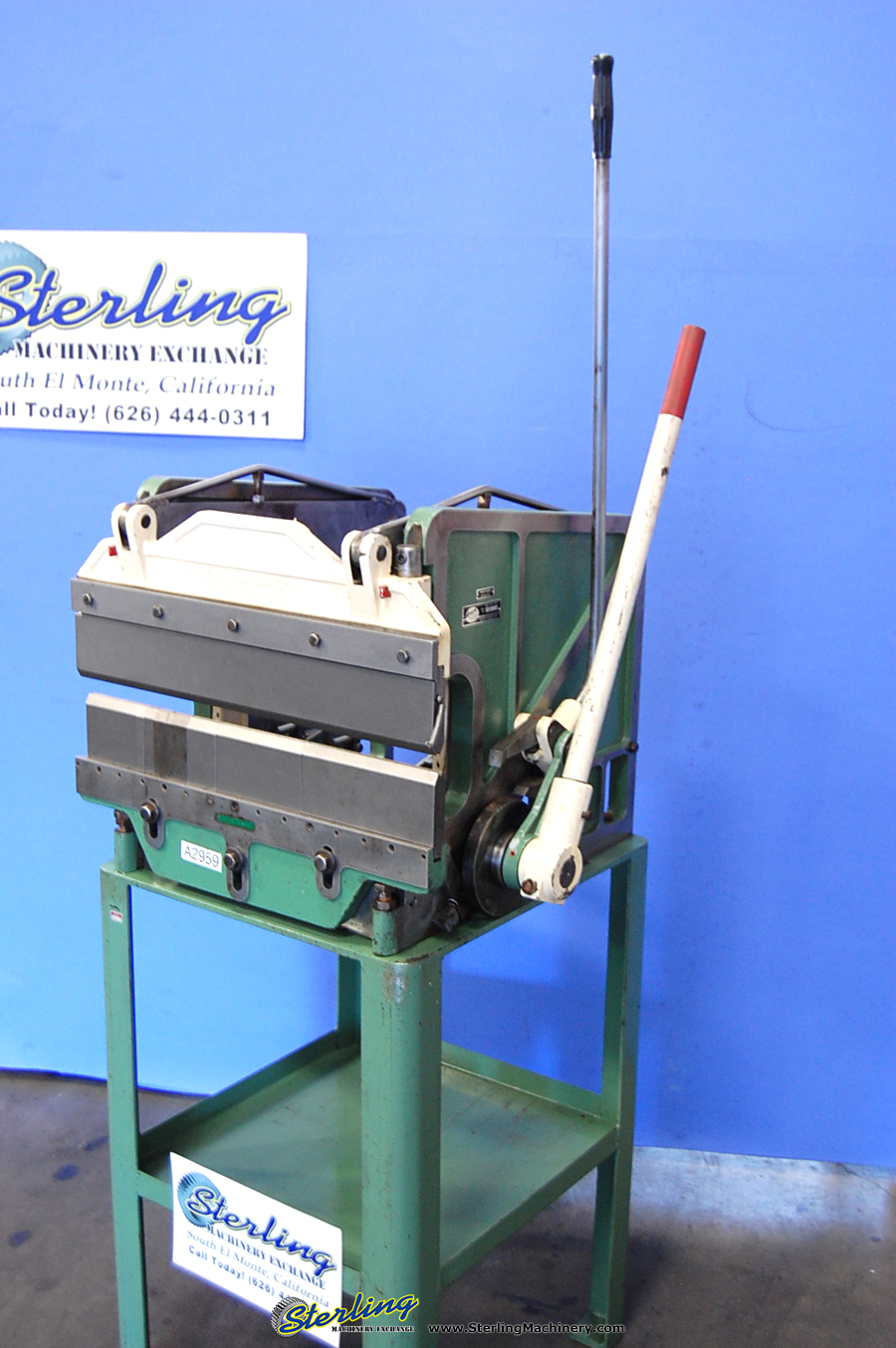 Used DiAcro Hand Press Brake Box & Pan/HandManual Press Brake