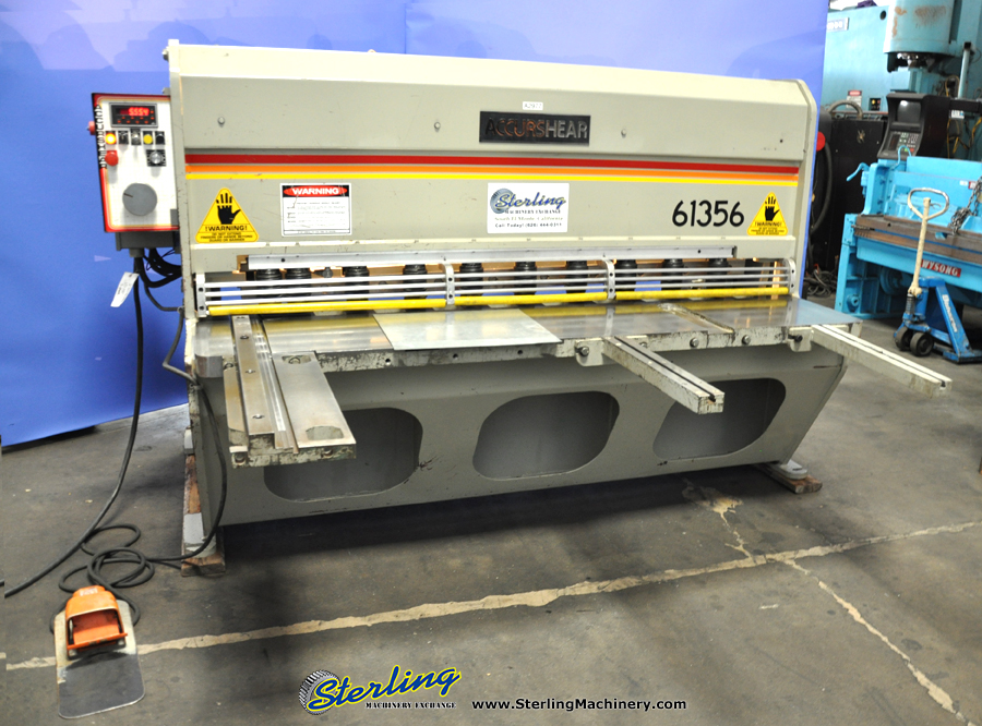 Used-Accurshear-Used Accurshear Hydraulic Power Shear-61356-A2977-01
