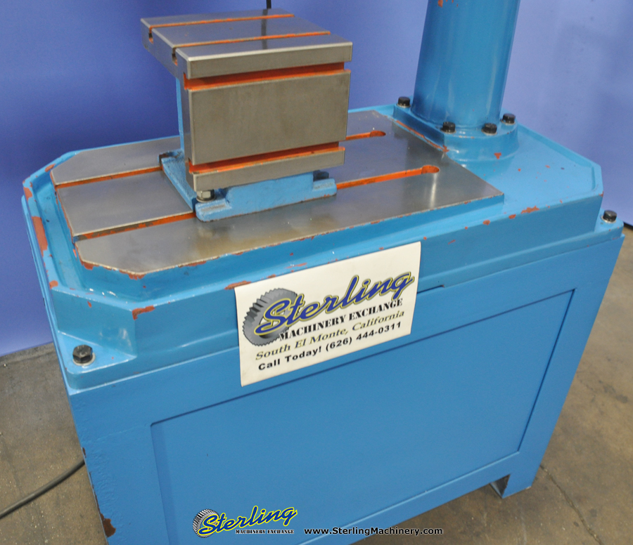 For Sale 6" x 27" Used Knuth Radial Drill, Mdl. R32, TSlotted Table