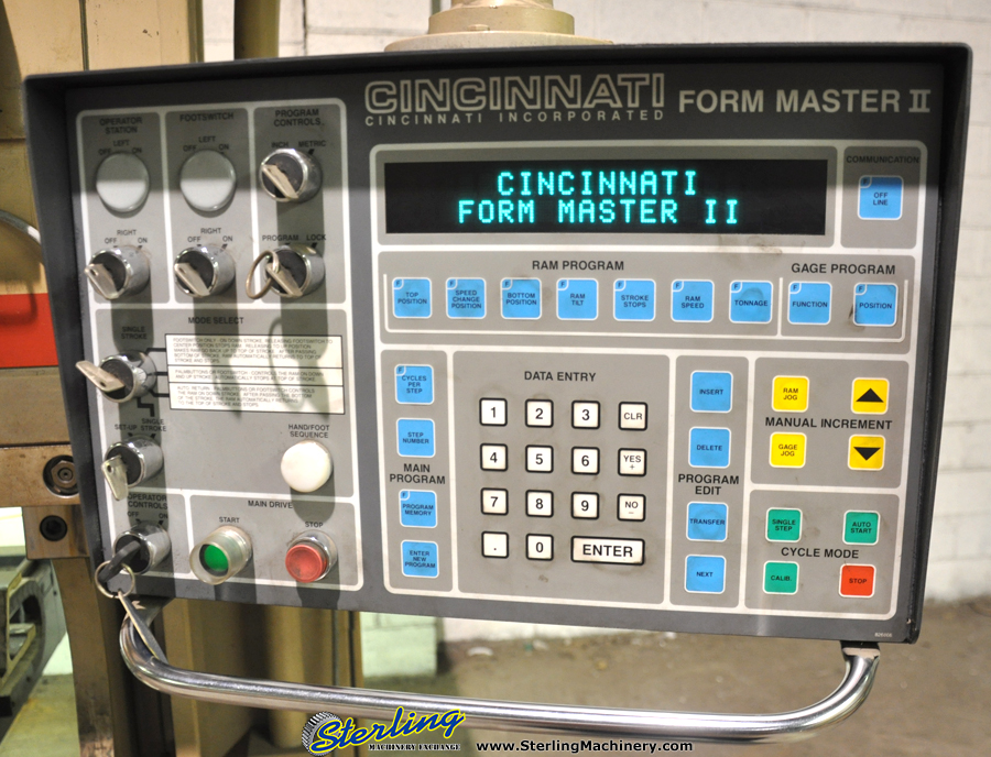 Used Cincinnati 5 Axis Form Master II CNC Hydraulic Press Brake With