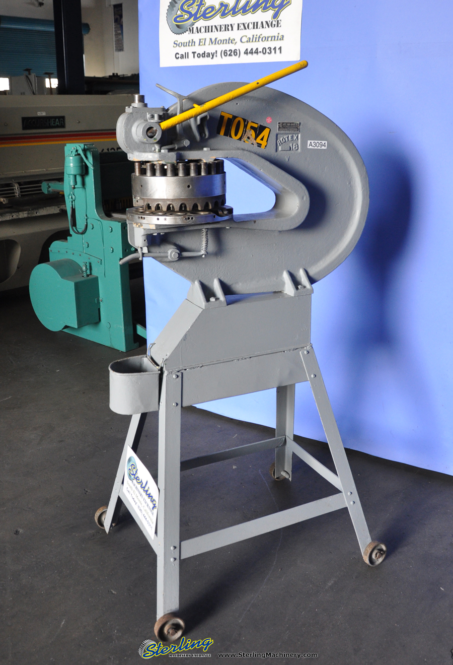 Used Rotex Hand Turret Punch Punches Sterling Machinery