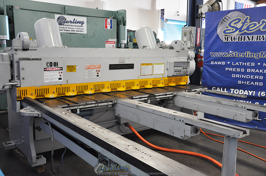 Used Cincinnati Power Shear Power Squaring Shears (Inch) 1/8" 1
