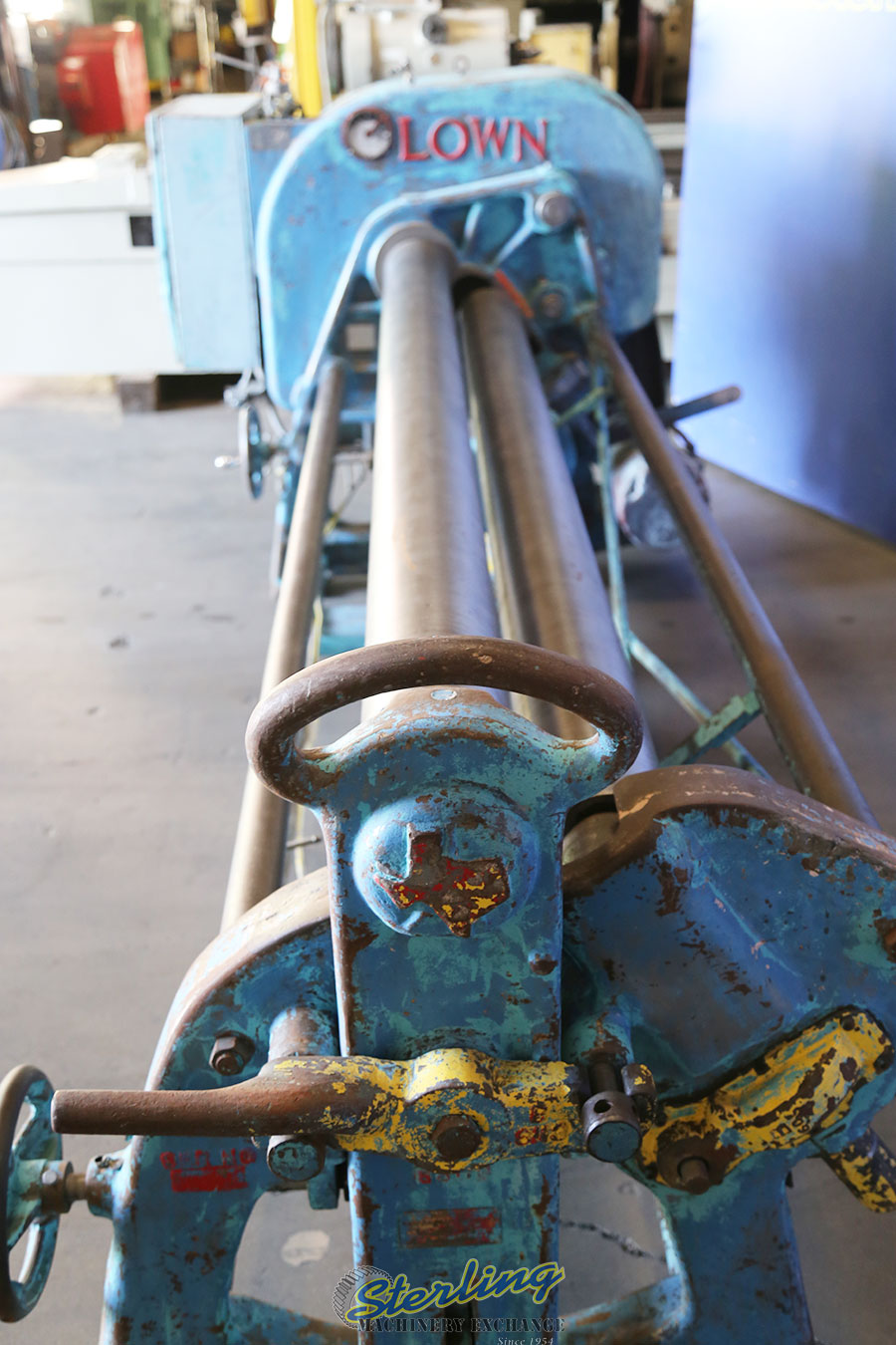 For Sale 1/8" x 8' Used Lown Initial Pinch Power Roll, Mdl. B698