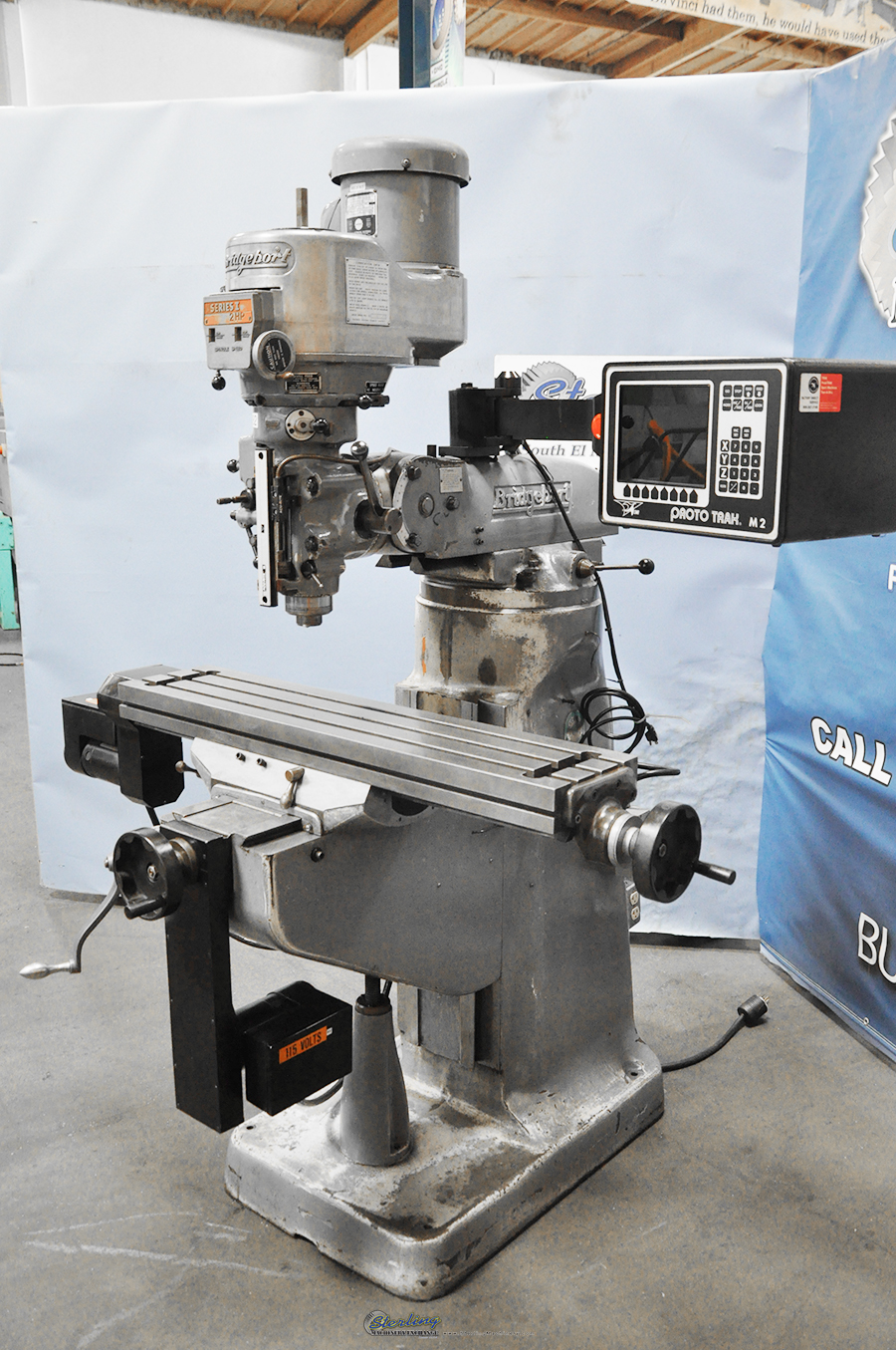 Used Bridgeport Prototrak CNC Vertical Milling Machine Sterling Machinery