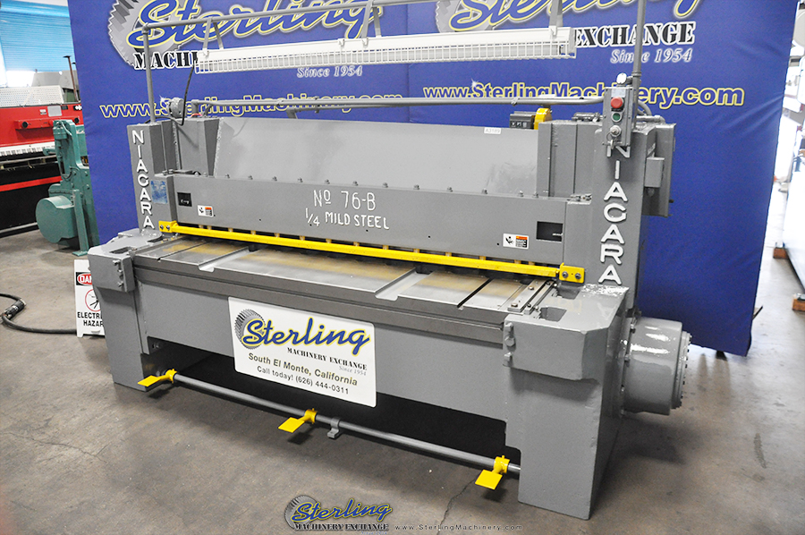 Used Niagara Heavy Duty Power Shear Sterling Machinery