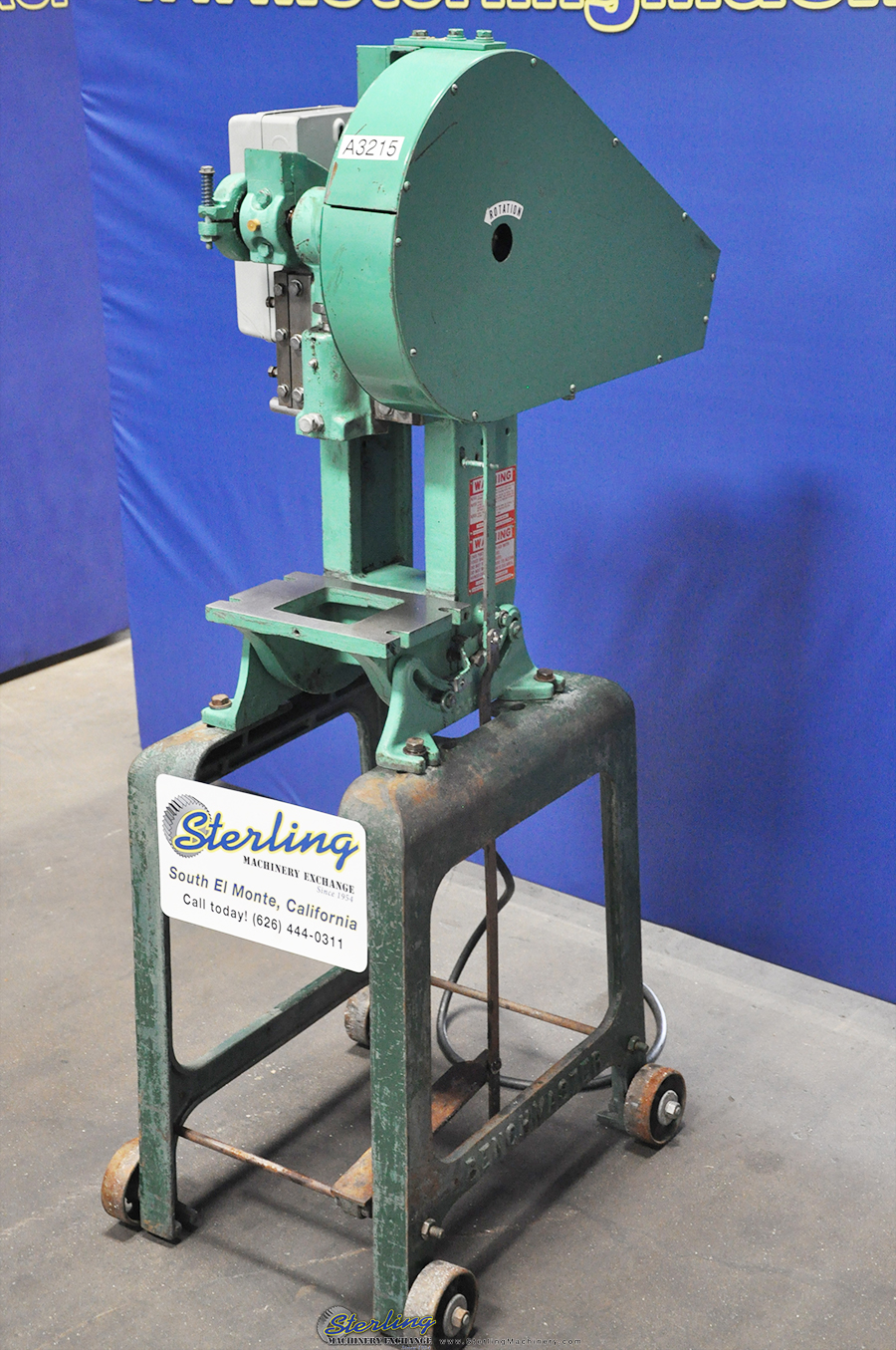 Used Benchmaster Punch Press - Presses Sterling Machinery