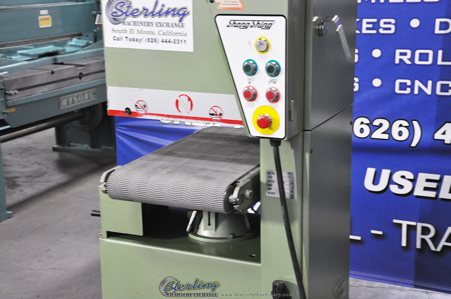 For Sale 15" Used Sheng Shing Wide Belt Sander (Woodworking), Mdl. SDM