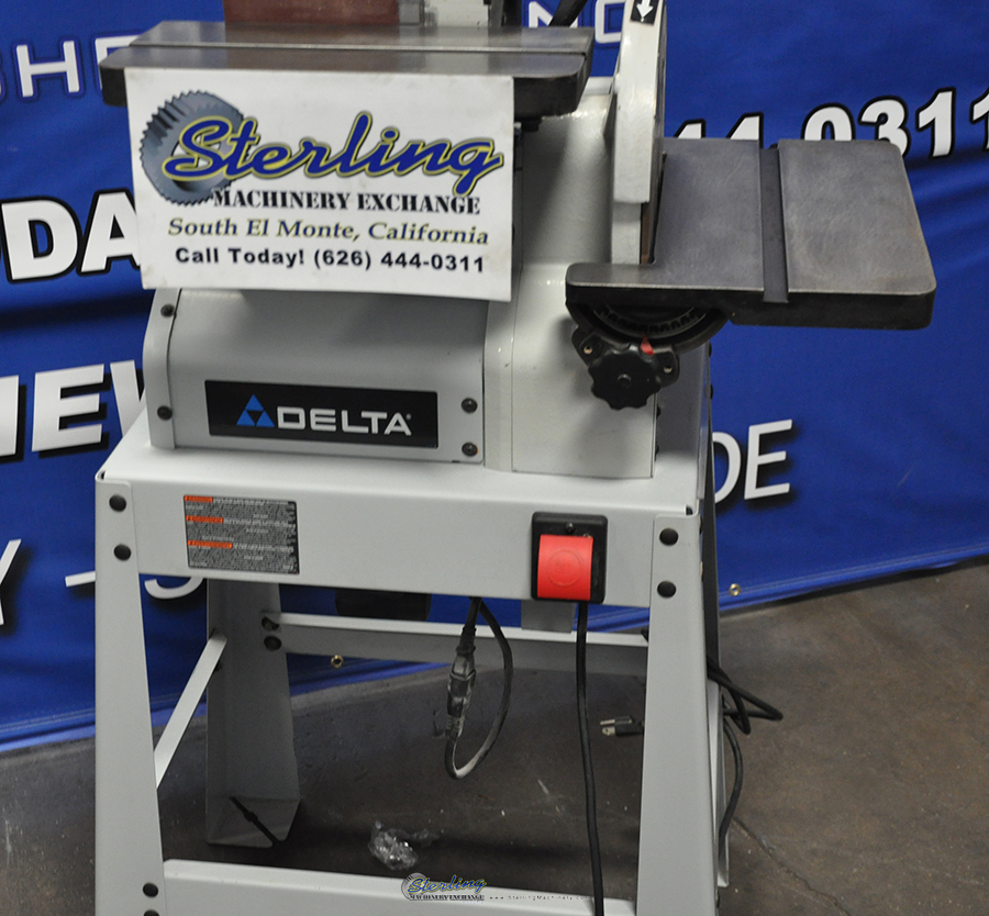 Used Delta Belt Sander and Disc Grinder Combination Machines