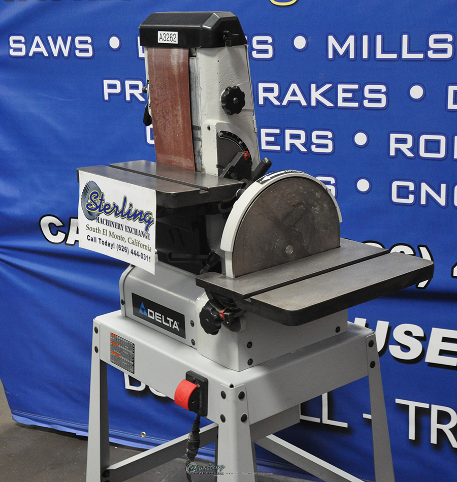 Used Delta Belt Sander and Disc Grinder Combination Machines