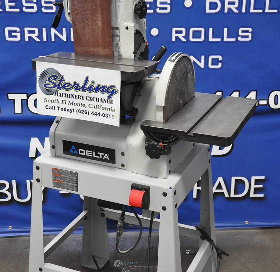 Used Delta Belt Sander and Disc Grinder Combination Machines
