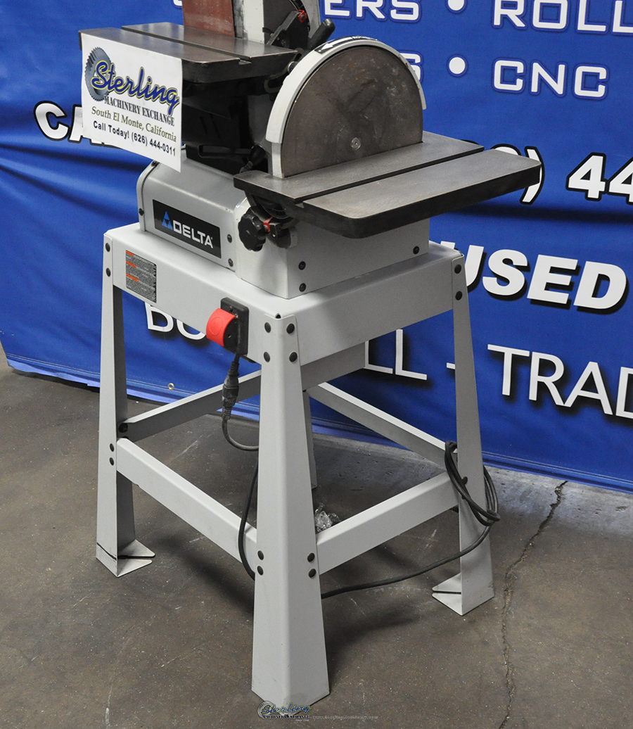 Used Delta Belt Sander and Disc Grinder Combination Machines