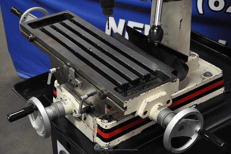 For Sale 7" x 23" Used Jet Combo Milling Drilling Machine With Stand