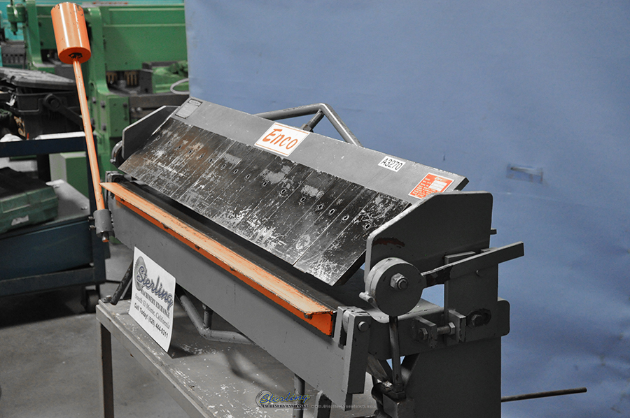 Used Enco Box and Pan Finger Brake Sterling Machinery