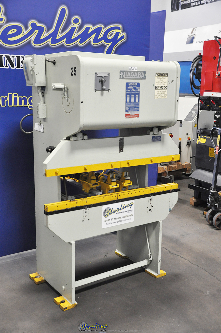 Used Niagara Mechanical Press Brake Sterling Machinery