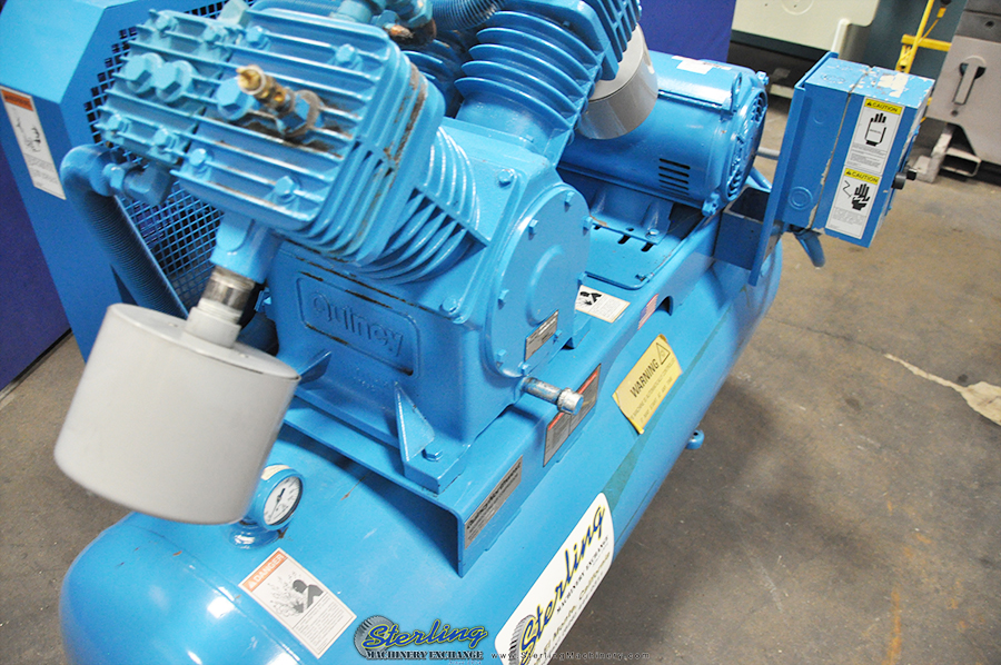 Used Quincy Northwest Horizontal Air Compressor With Tank Sterling Machinery