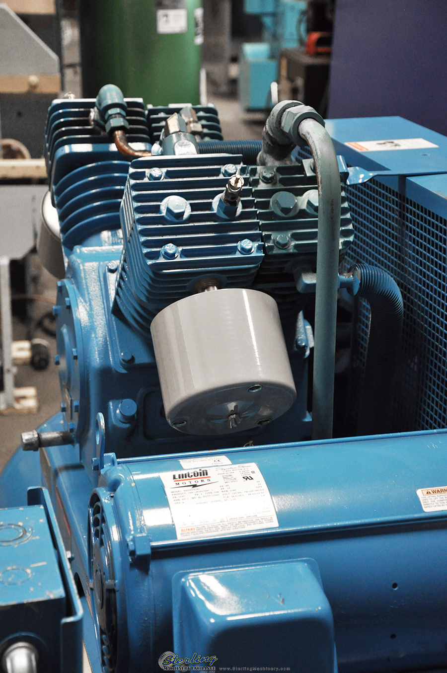 Used Quincy Northwest Horizontal Air Compressor With Tank Sterling