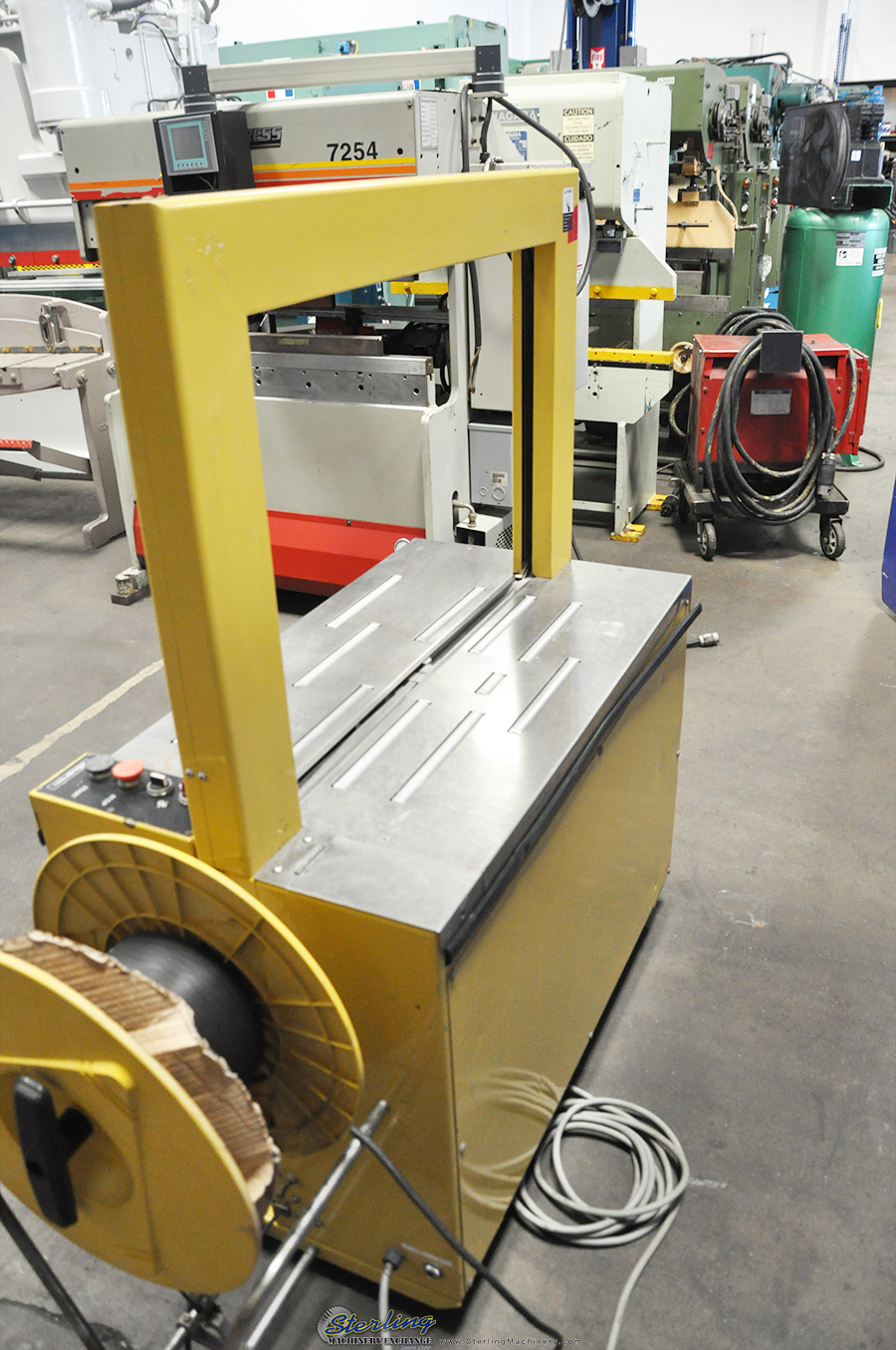 For Sale 24" x 34" Used Sivaron Strapping Machine, Mdl. SS80, Foot