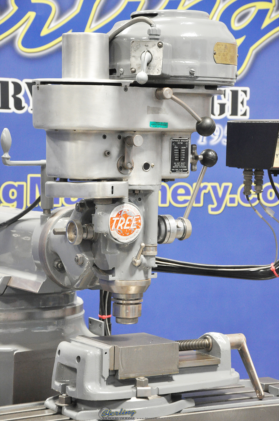 Used Tree Vertical Milling Machine Sterling Machinery