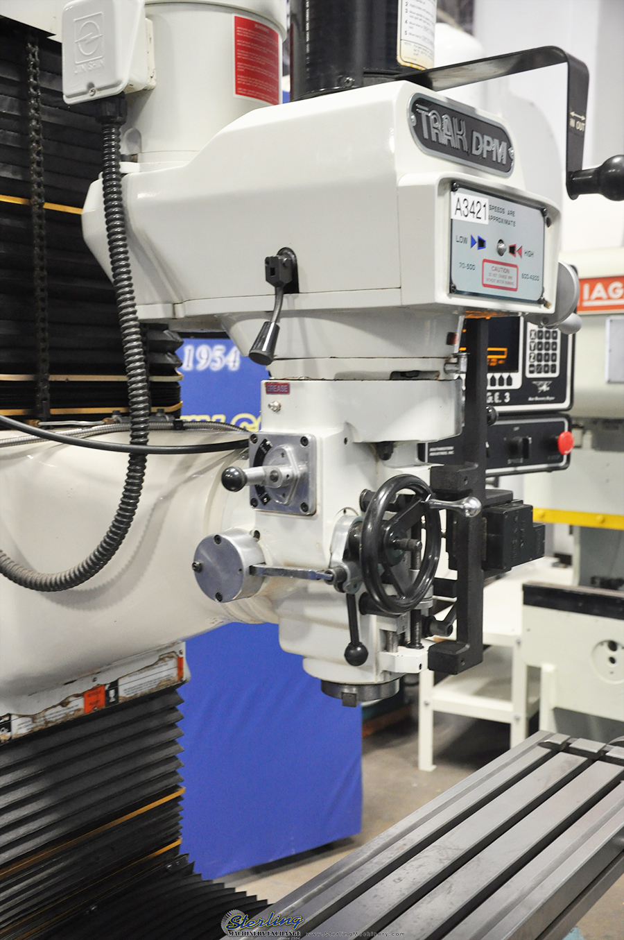 Used Trak DPM CNC 3 Axis Vertical Bed Mill Vertical (Bridgeport Type