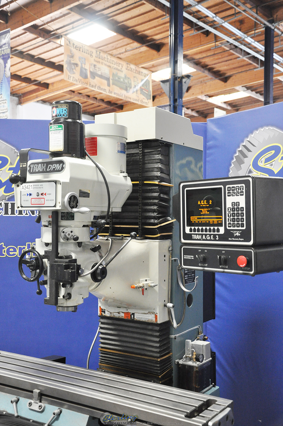 Used Trak DPM CNC 3 Axis Vertical Bed Mill Vertical (Bridgeport Type