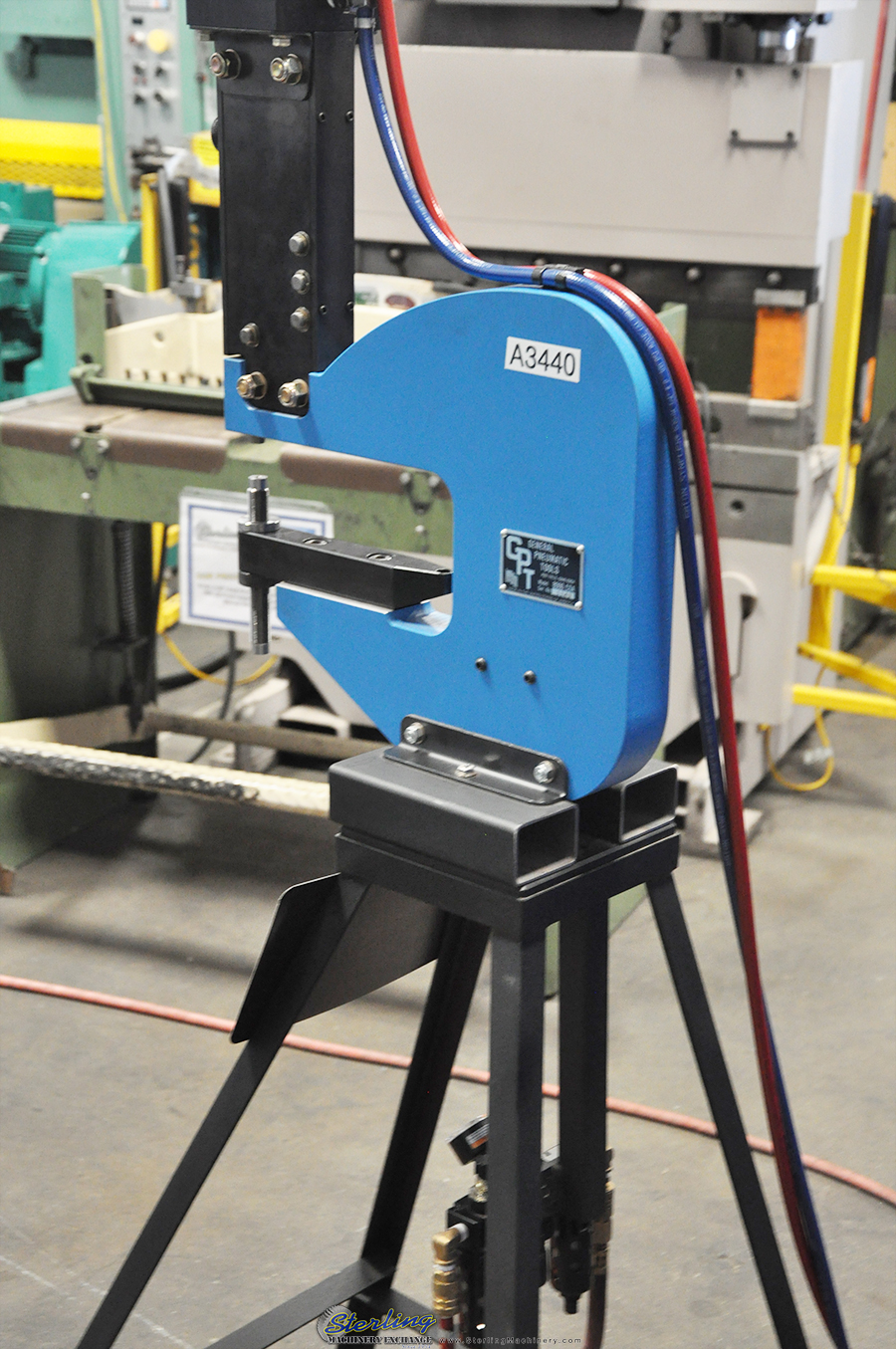 Used General Pneumatic Riveter and Insertion Press Hardware Inserting