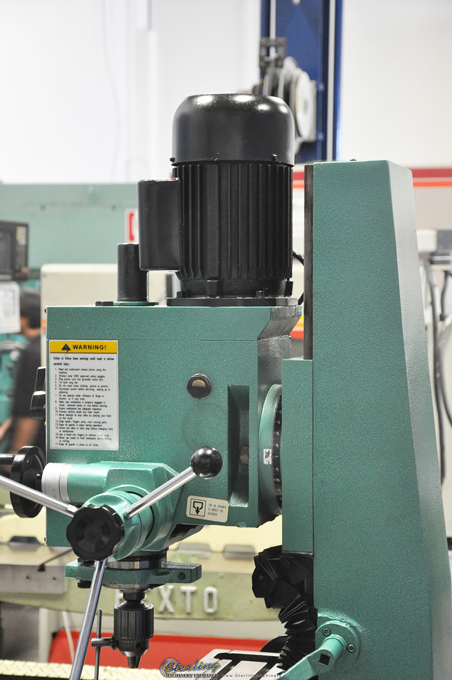 For Sale 91/2" x 32" Used Bolton Mill Drill, Mdl. ZX45, Stand, Drill