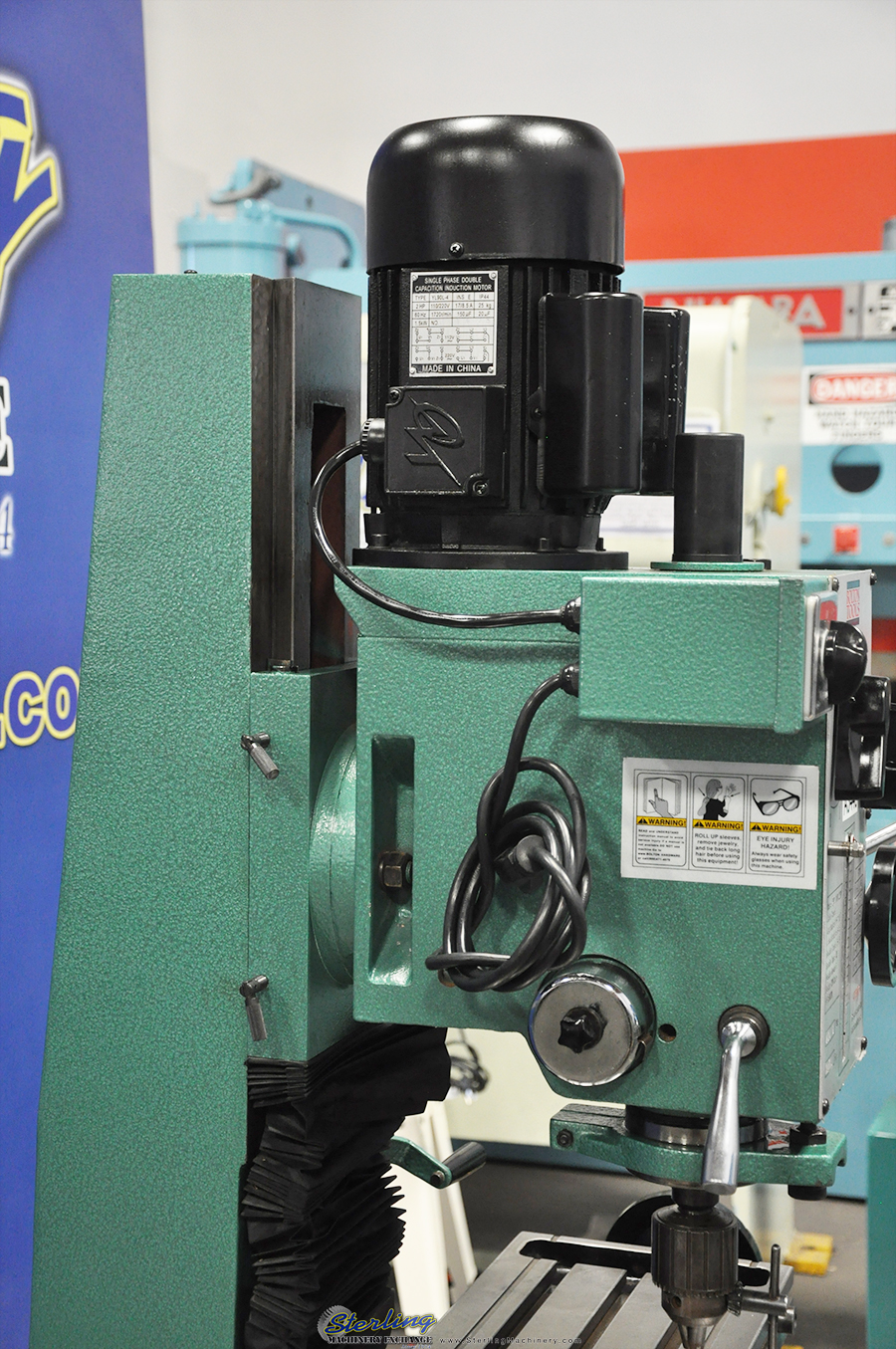 For Sale 91/2" x 32" Used Bolton Mill Drill, Mdl. ZX45, Stand, Drill