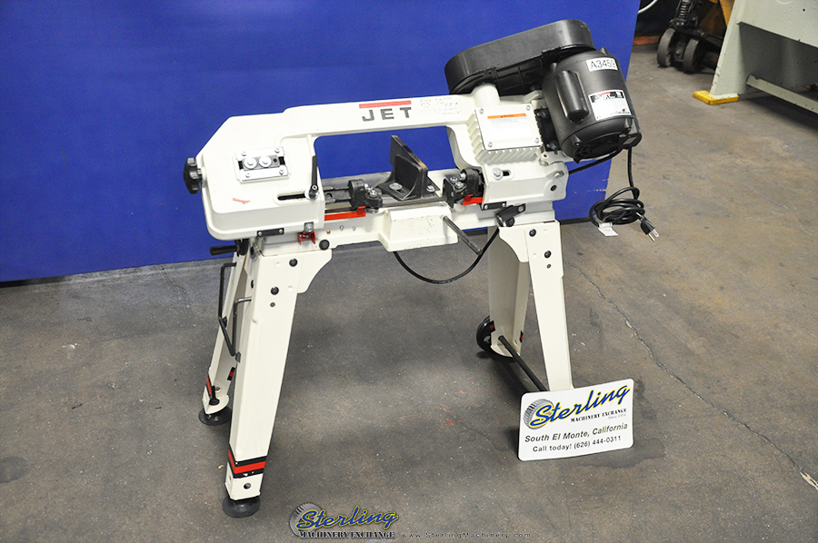 For Sale 5" x 6" Used Jet Horizontal/Vertical Bandsaw, Mdl. HVBS56M